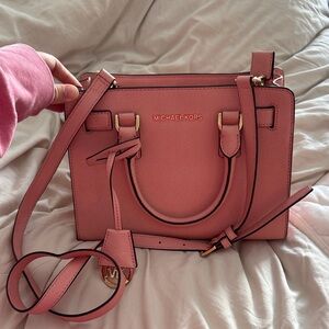 Michael Kors Rose Satchel Bag